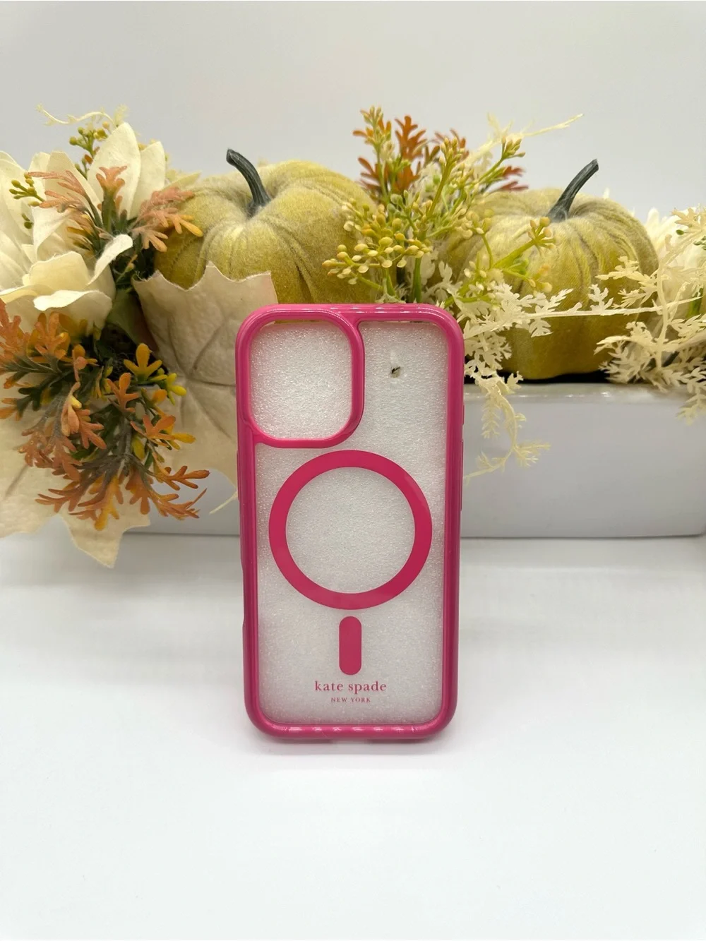 Kate Spade Brand New IPhone 16 Pink Clear Case